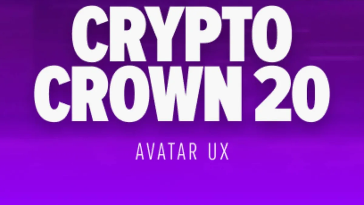 Crypto Crown 20 slot machine interface na may neon crypto symbols
