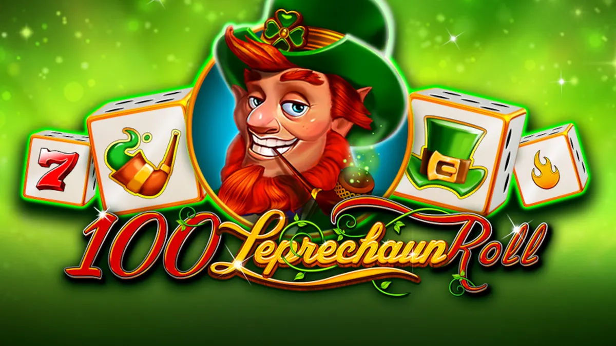 Isang mahiwagang tema ng slot game na 100 Leprechaun Roll